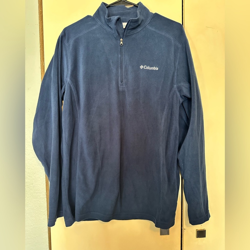 Columbia Gray Fleece Pullover